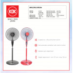 KDK STAND FAN (40cm/16") DEEP RED/METAL GREY KX-405 (RANDOM CHOOSE COLOR) #KIPAS BERDIRI#风扇