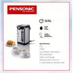 PENSONIC ELECTRIC THERMO POT (BLACK SILVER) 5.0L PTF-5003 #TERMOS ELEKTRIK#热水器