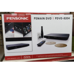 PENSONIC DVD PLAYER WITH REMOTE CONTROL (BLACK) PDVD-8204 #PEMAIN DVD#HOME LIVING DVD#DVD播放机