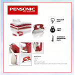 PENSONIC DRY IRON 1430W (RED) PI-500 #CLOTHES IRON#SETERIKA#电烫斗