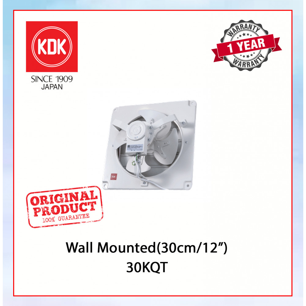 KDK WALL MOUNTED VENTILATING FAN (30cm/12") 30KQT #KIPAS GELAS TINGKAP#EXHAUST FAN#抽风机