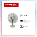 PENSONIC TABLE FAN (16"/40cm) GREY PF-41A#KIPAS ANGIN#KIPAS MEJA#风扇