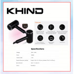 KHIND HAIR DRYER WITH FOLDABLE HANDLE (MATT BLACK) HD1800 #PENGERING RAMBUT#吹风筒