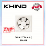KHIND EXHAUST FAN (8") WHITE EF8001 #KIPAS PENGUDARAAN#抽风机