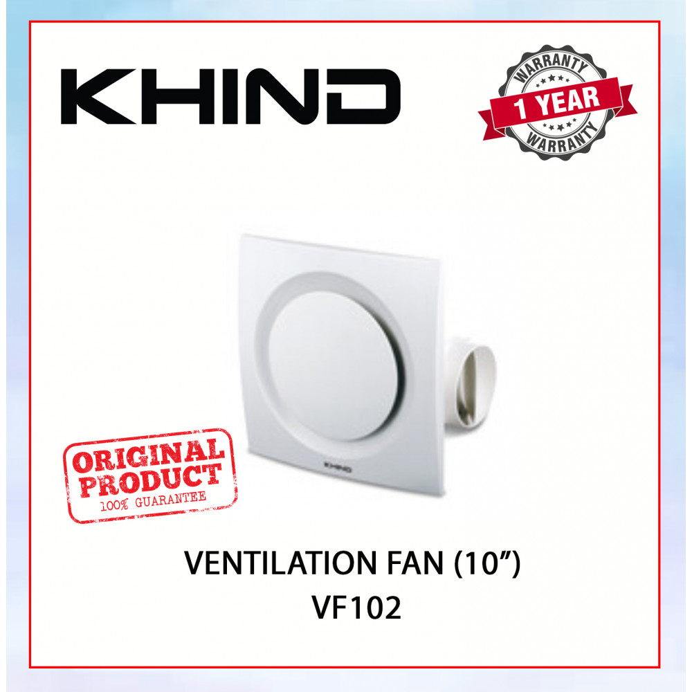 KHIND VENTILATION FAN (10") WHITE VF102 #EXHAUST FAN#KIPAS PENGUDARAAN#换气扇