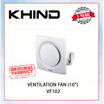 KHIND VENTILATION FAN (10") WHITE VF102 #EXHAUST FAN#KIPAS PENGUDARAAN#换气扇