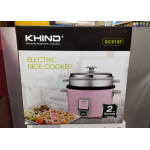 KHIND 9 SERIES ELECTRIC RICE COOKER (1.8L) CREAM MAGNOLIA/LIGHT PINK RC918T (RANDOM CHOOSE COLOR) #PEMASAK NASI#饭锅