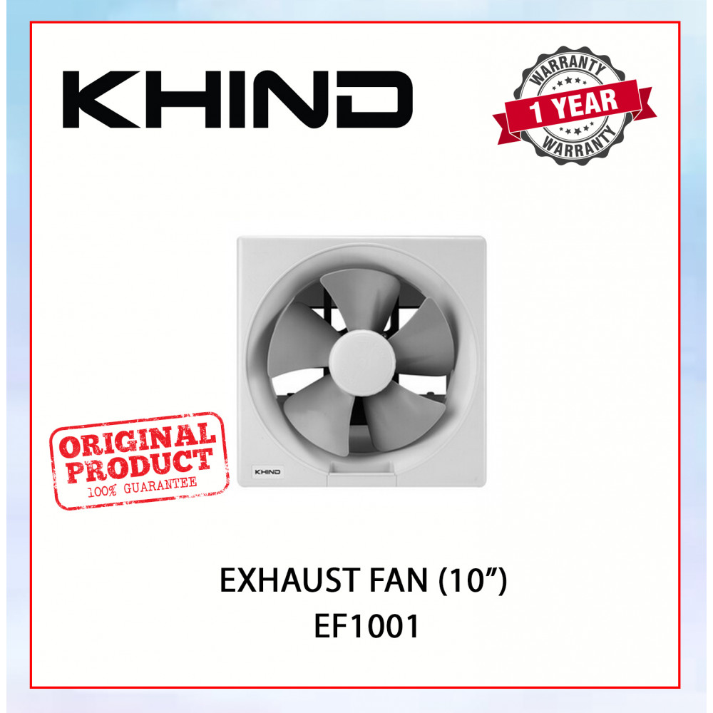 KHIND EXHAUST FAN (10") OFF WHITE EF1001 #KIPAS PENGUDARAAN#抽风机