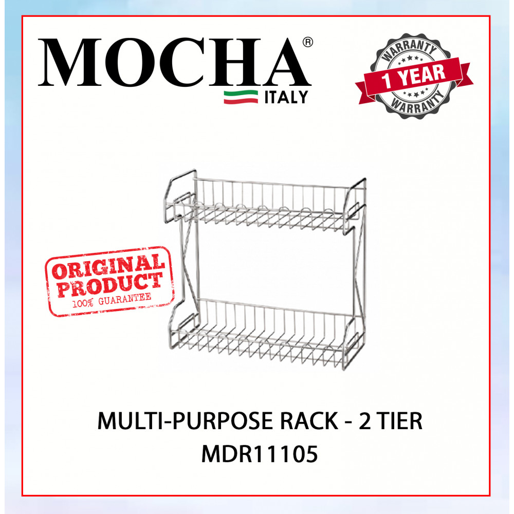 MOCHA MDR11105 MULTI-PURPOSE RACK - 2 TIER #RAK PINGGAN#碗碟架