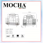 MOCHA MULTI-PURPOSE RACK - 2 TIER MDR11108 #KUTLERI PENGANJUR PEMEGANG#多功能餐具架