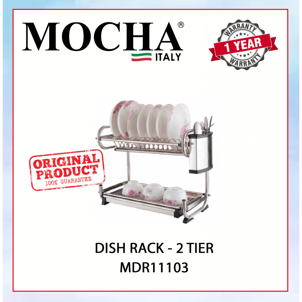 MOCHA DISH RACK - 2 TIER MDR11103 #RAK PINGGAN#碗碟架 MOCHA DISH RACK - 2 TIER MDR11103 #RAK PINGGAN#碗碟架