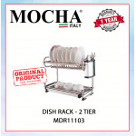 MOCHA DISH RACK - 2 TIER  MDR11103 #RAK PINGGAN#碗碟架