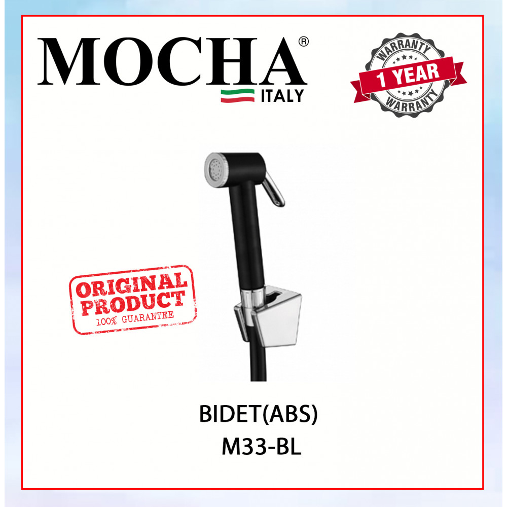 MOCHA BIDET SPRAY (ABS) M33-BL #KEPALA PAIP Air TANGAN TEKANAN KUAT#压手持水龙头 MOCHA BIDET SPRAY (ABS) M33-BL #KEPALA PAIP Air TANGAN TEKANAN KUAT#压手持水龙头
