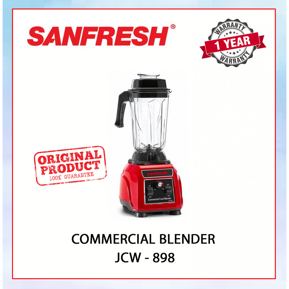 SANFRESH COMMERCIAL BLENDER (RED) JCW-898 #PENGISAR#搅拌机