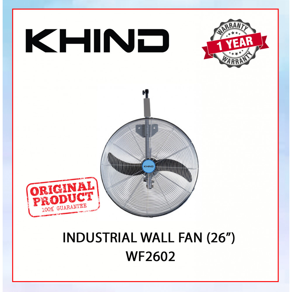 KHIND INDUSTRIAL WALL FAN (26") WF2602 #KIPAS BESI#风扇
