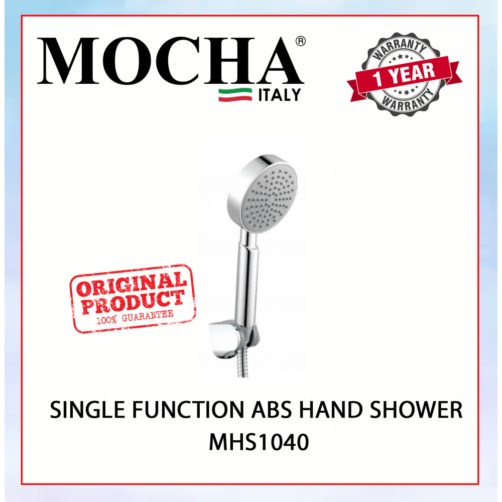 MOCHA SINGLE FUNCTION ABS HAND SHOWER MHS1040 #KEPALA PANCURAN#花洒 MOCHA SINGLE FUNCTION ABS HAND SHOWER MHS1040 #KEPALA PANCURAN#花洒