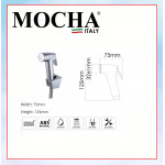 MOCHA BIDET SPRAY (ABS) M55-CR #KEPALA PAIP Air TANGAN TEKANAN KUAT#压手持水龙头