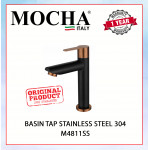 MOCHA BASIN TAP STAINLESS STEEL 304  M4811SS #KETUK BSEN#水龙头