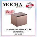 MOCHA STAINLESS STEEL PAPER HOLDER (RED BRONZE) M216-AC #PEMEGANG KERTAS TANDAS#卫生纸架