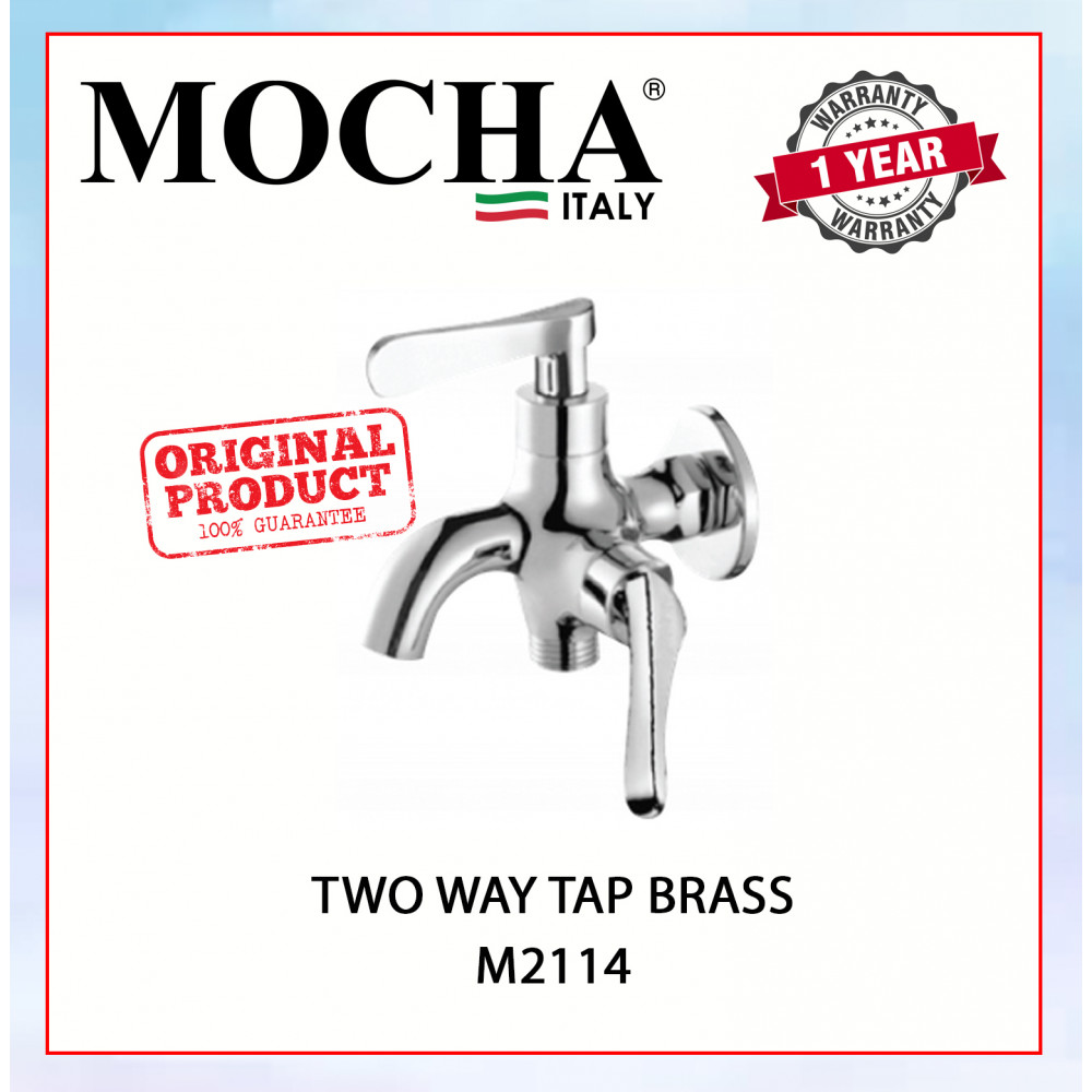 MOCHA TWO WAY TAP BRASS M2114 #PAIP AIR TANDAS BILIK MANDI#双用水龙头