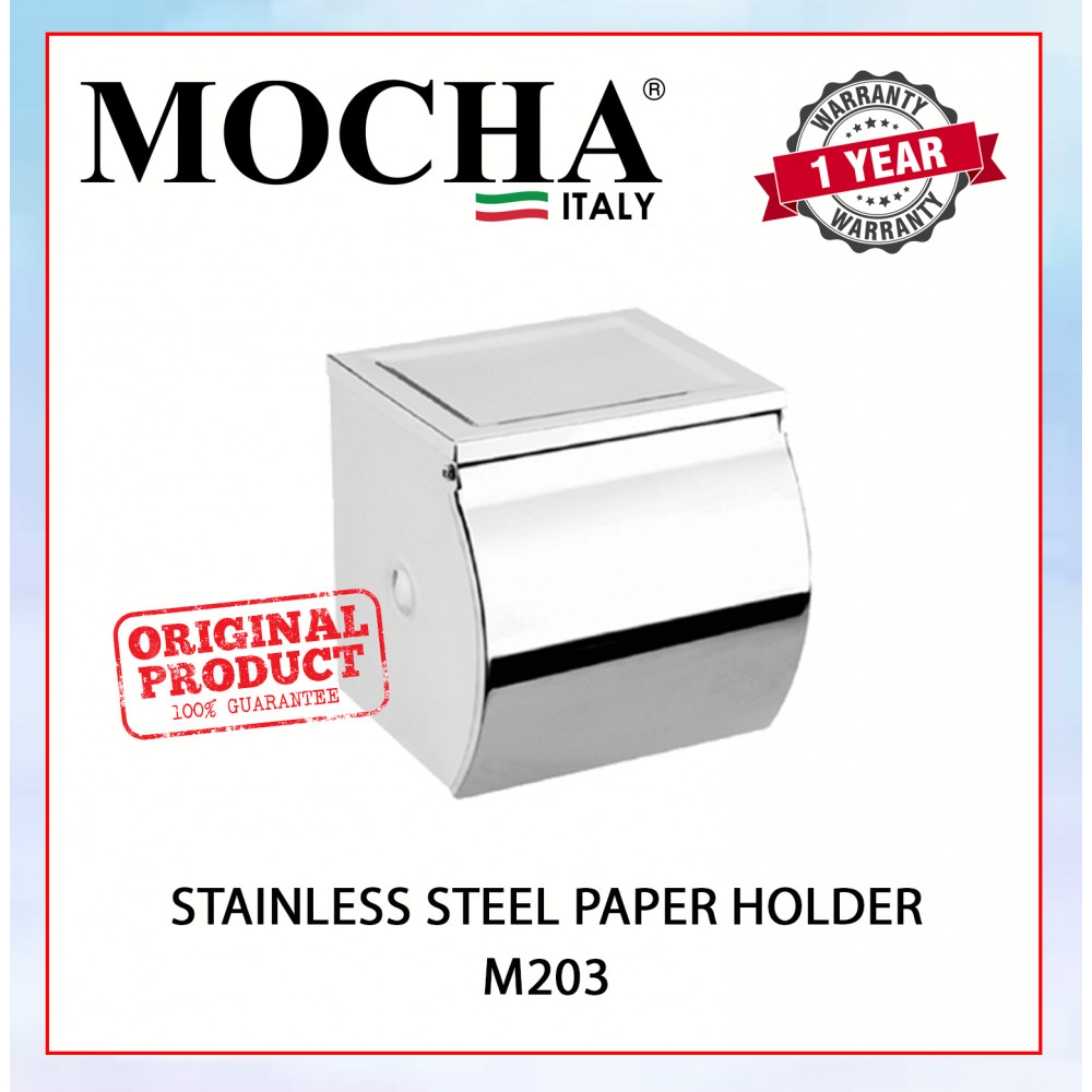 MOCHA STAINLESS STEEL PAPER HOLDER M203 #PEMEGANG KERTAS TANDAS#卫生纸架