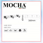 MOCHA  STAINLESS STEEL HOOK BAR  M602-3 #BATANG CANGKUK#勾杆