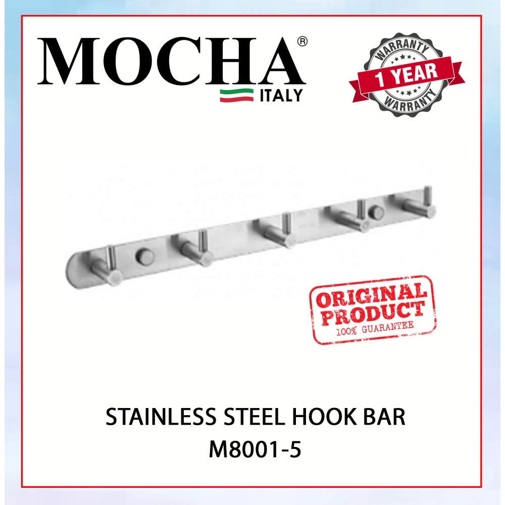 MOCHA STAINLESS STEEL HOOK BAR  M8001-5 #BATANG CANGKUK#勾杆