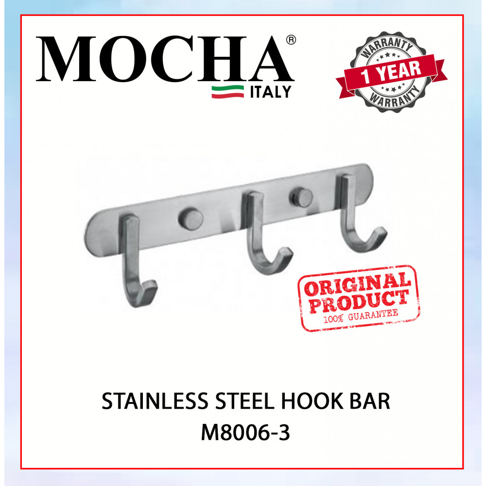 MOCHA STAINLESS STEEL HOOK BAR M8006-3 #BATANG CANGKUK#勾杆