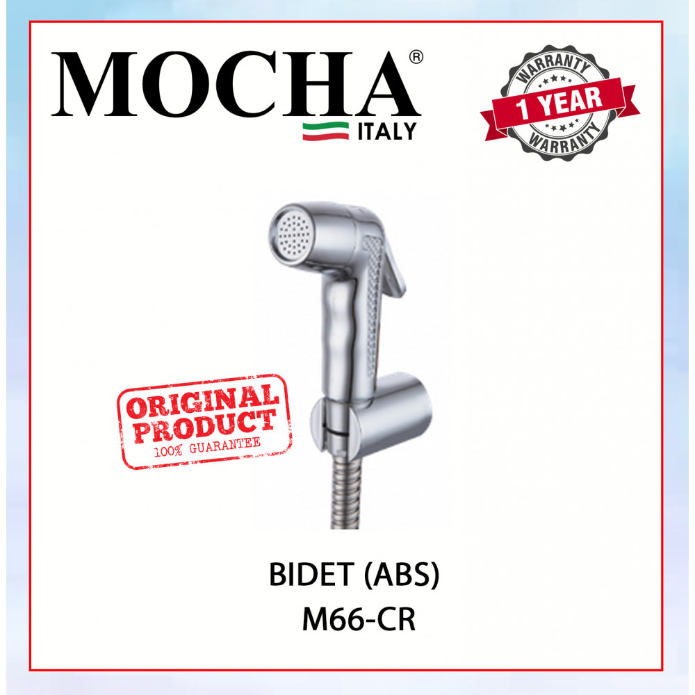 MOCHA BIDET (ABS) M66-CR #KEPALA PAIP AIR TANGAN TEKANAN KUAT#压手持水龙头 MOCHA BIDET (ABS) M66-CR #KEPALA PAIP AIR TANGAN TEKANAN KUAT#压手持水龙头