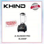 KHIND 2L BLENDER PRO (BLACK) BL2000P #PENGISAR#搅拌机