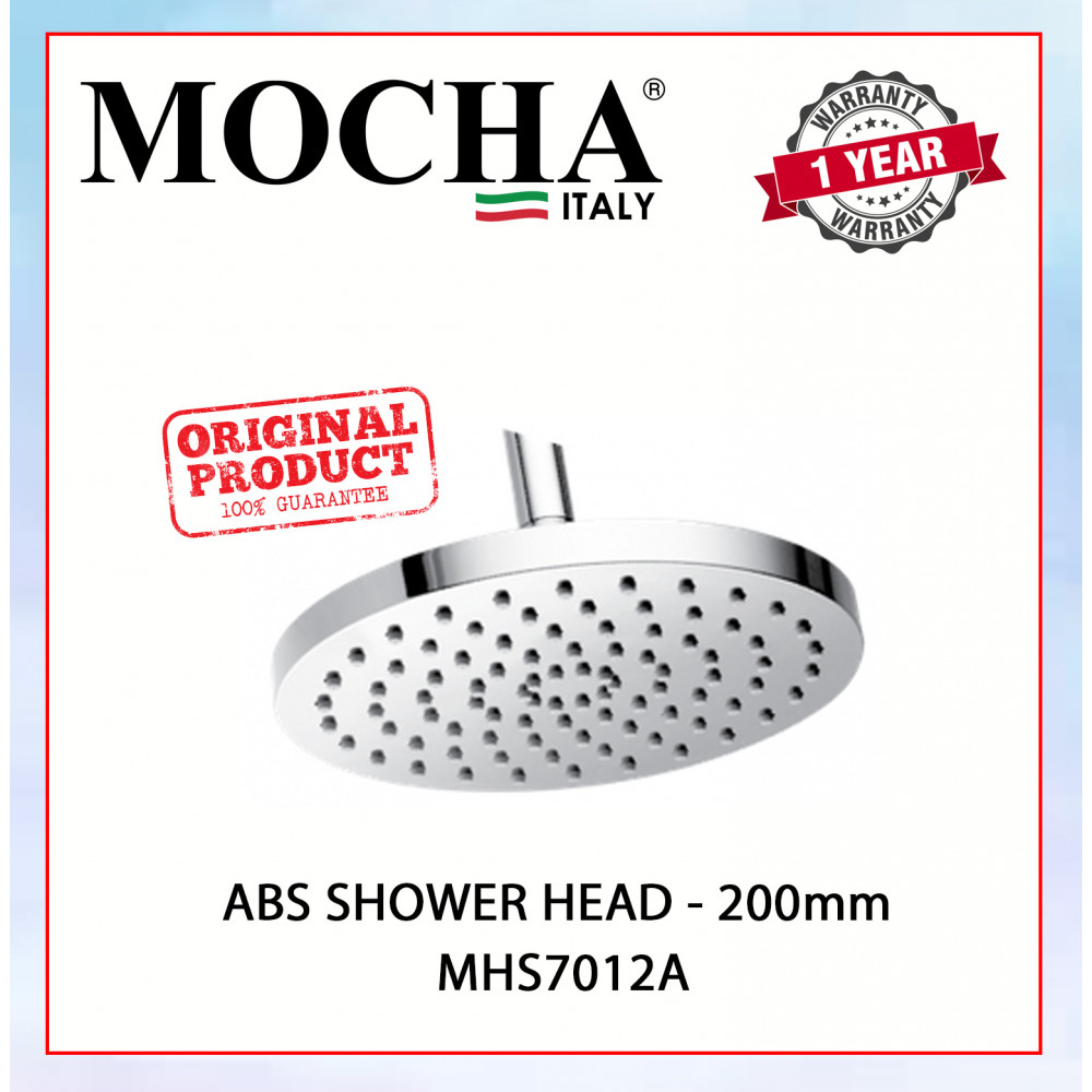 MOCHA ABS SHOWER HEAD - 200mm MHS7012A #KEPALA PANCURAN#花洒 MOCHA ABS SHOWER HEAD - 200mm MHS7012A #KEPALA PANCURAN#花洒