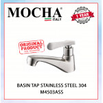 MOCHA BASIN TAP STAINLESS STEEL 304 M4503ASS #PAIP BESEN SESUAI UNTUK KAUNTER#水龙头