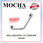 MOCHA WALL-MOUNTED 135° GRAB BAR M5309 #PEMAGANG TANDAS#防滑防摔全銅浴缸把手