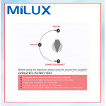 MILUX GAS REGULATOR (LOW PRESSURE0) 1.3m M-168HPH #GAS PAIP KEPALA#低压气体调节器