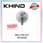 KHIND WALL FAN (16") WINTER GREY WF1602SE #KIPAS DINDING#壁挂式风扇