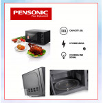 PENSONIC MICROWAVE OVEN 20L (BLACK) PMW-2005 #KETUHAR ELEKTRIK OVEN#微波炉