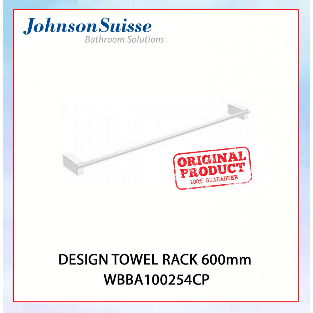 JOHNSON SUISSE DESIGN TOWEL RACK 600mm - WBBA100254CP  #BAR TUALA#毛巾杆