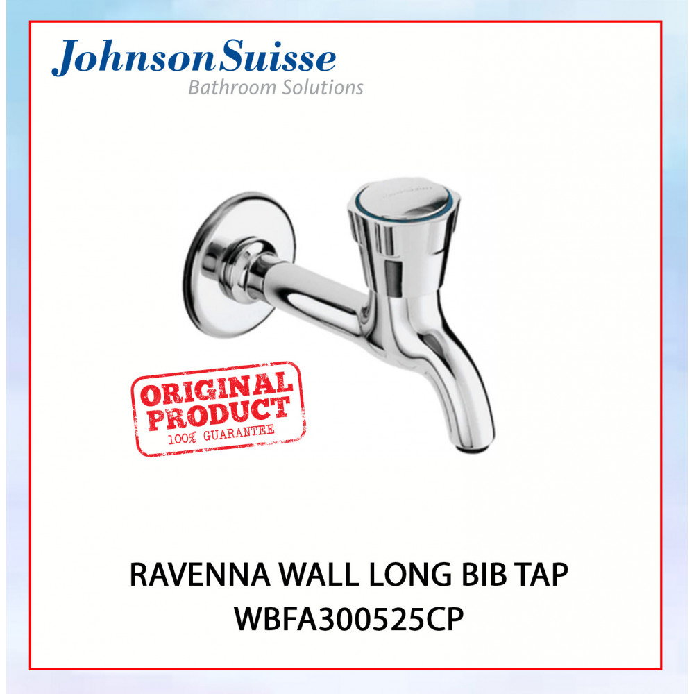 JOHNSON SUISSE RAVENNA WALL LONG BIB TAP - WBFA300525CP #PAIP AIR TANDAS BILIK MANDI#水龙头