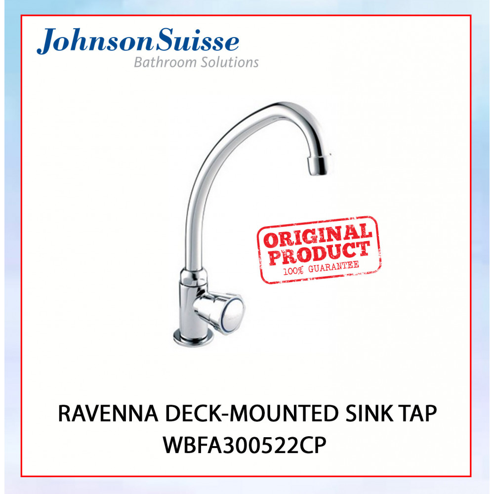 JOHNSON SUISSE RAVENNA DECK-MOUNTED SINK TAP - WBFA300522CP #KERAN DAPUR#厨房水龙头