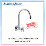 JOHNSON SUISSE ASTI WALL-MOUNTED SINK TAP - WBFA300676CP  #KERAN DAPUR#厨房水龙头