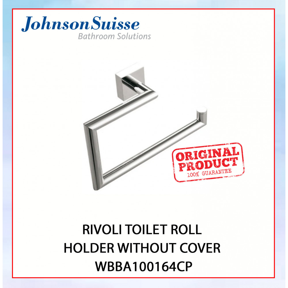 JOHNSON SUISSE RIVOLI TOILET ROLL HOLDER WITHOUT COVER - WBBA100164CP #PEMEGANG KERTAS TANDAS#无盖厕纸架