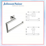 JOHNSON SUISSE RIVOLI TOILET ROLL HOLDER WITHOUT COVER - WBBA100164CP #PEMEGANG KERTAS TANDAS#无盖厕纸架