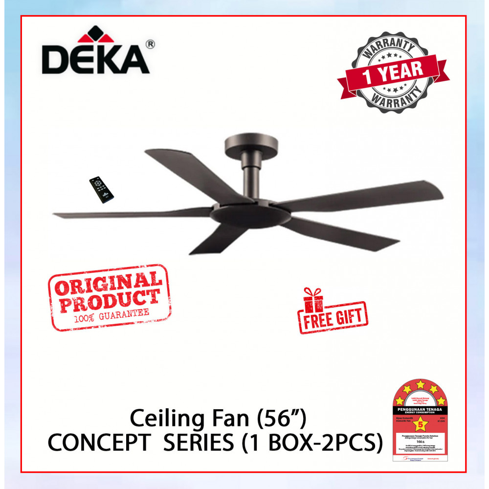 DEKA CEILING FAN (56'') MAGNESIUM CONCEPT 1 #KIPAS SILING#风扇