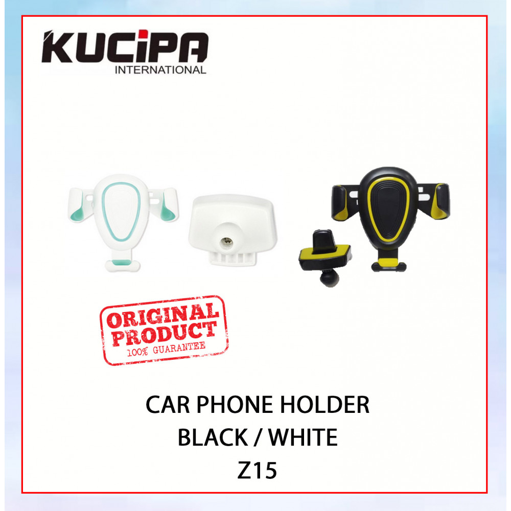 KUCIPA CAR PHONE HOLDER (WHITE/BLACK) Z15 #PEMEGANG TELEFON KERETA#专用手机架