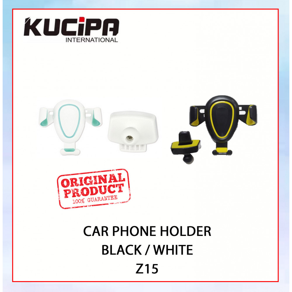 KUCIPA CAR PHONE HOLDER (WHITE/BLACK) Z15 #PEMEGANG TELEFON KERETA#专用手机架 KUCIPA CAR PHONE HOLDER (WHITE/BLACK) Z15 #PEMEGANG TELEFON KERETA#专用手机架