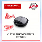 PENSONIC CLASSIC SANDWICH MAKER (BLACK SILVER) PST-9602S #PEMBAKAR ROTI#烤面包机