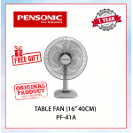 PENSONIC TABLE FAN (16"/40cm) GREY PF-41A#KIPAS ANGIN#KIPAS MEJA#风扇