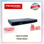 PENSONIC DVD PLAYER WITH REMOTE CONTROL (BLACK) PDVD-8204 #PEMAIN DVD#HOME LIVING DVD#DVD播放机