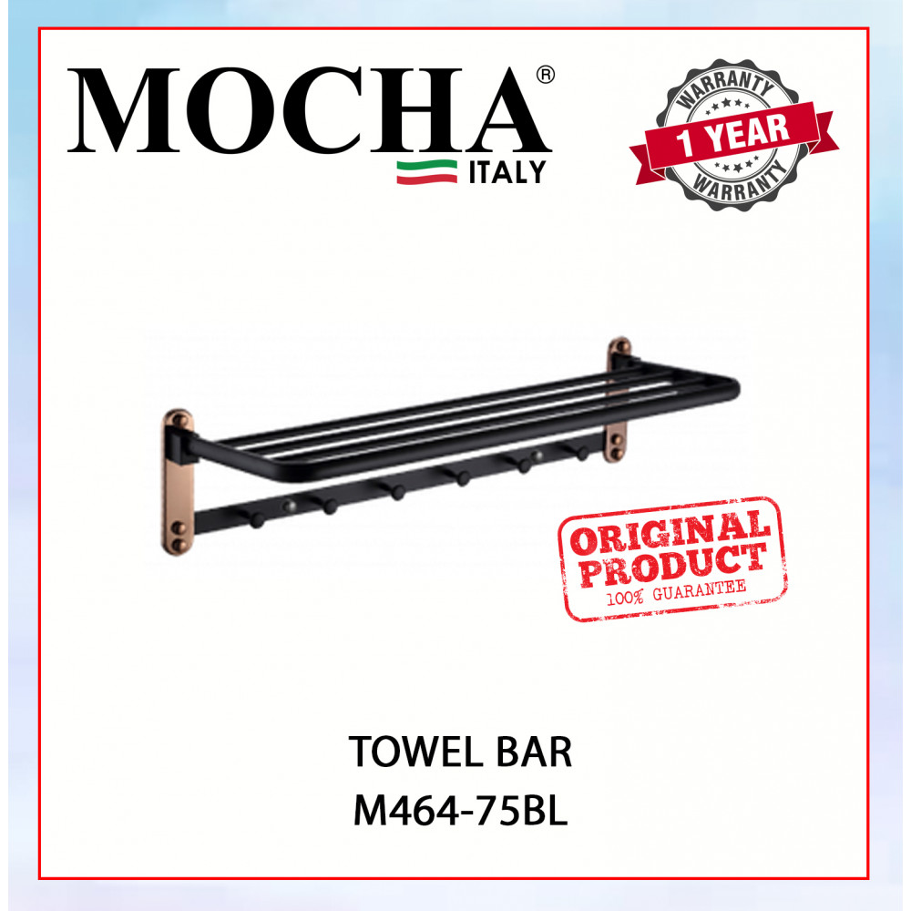 MOCHA TOWER BAR M464-75BL  #BAR TUALA#毛巾杆