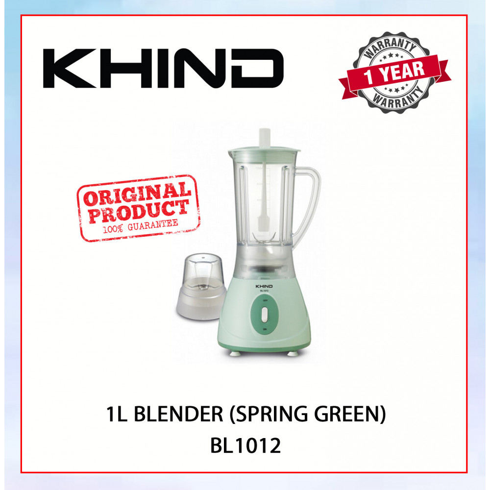 KHIND 1L BLENDER (SPRING GREEN) BL1012 #PENGISAR#搅拌机 KHIND 1L BLENDER (SPRING GREEN) BL1012 #PENGISAR#搅拌机